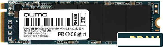 SSD QUMO Novation M2 NVMe 2TB Q3DT-2TSCSYD-NM2 - фото