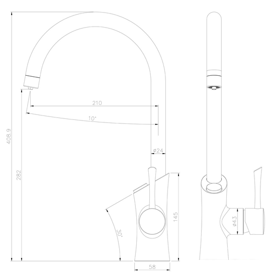 Смеситель Lemark Comfort LM3072C - фото