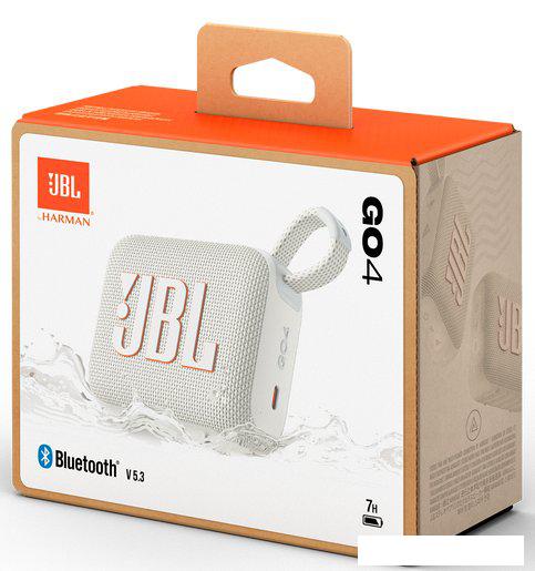 Беспроводная колонка JBL Go 4 (белый) - фото