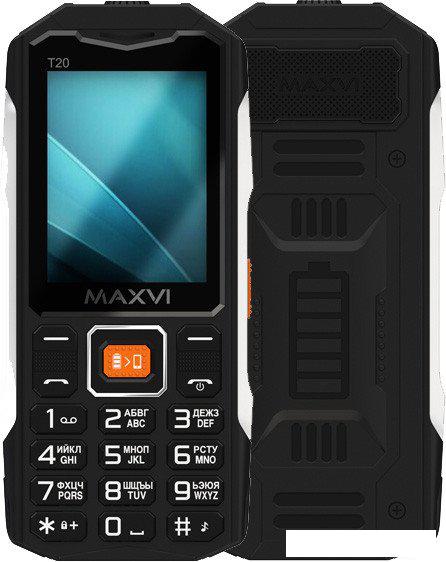 Кнопочный телефон Maxvi T20 (черный) - фото