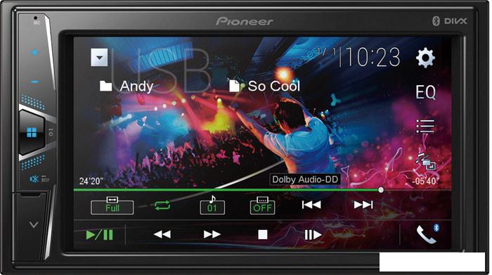 USB-магнитола Pioneer DMH-G221BT - фото