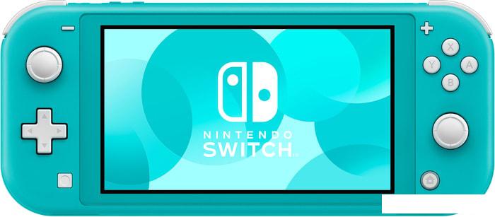 Игровая приставка Nintendo Switch Lite (бирюзовый) - фото