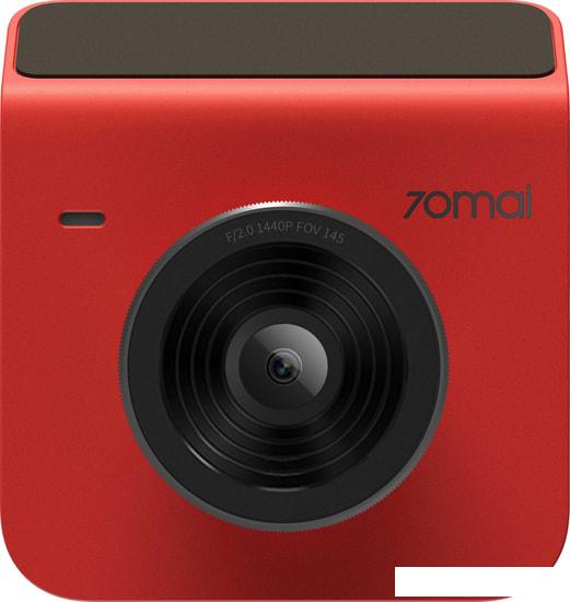 Автомобильный видеорегистратор 70mai Dash Cam A400 + камера заднего вида RC09 (красный) - фото