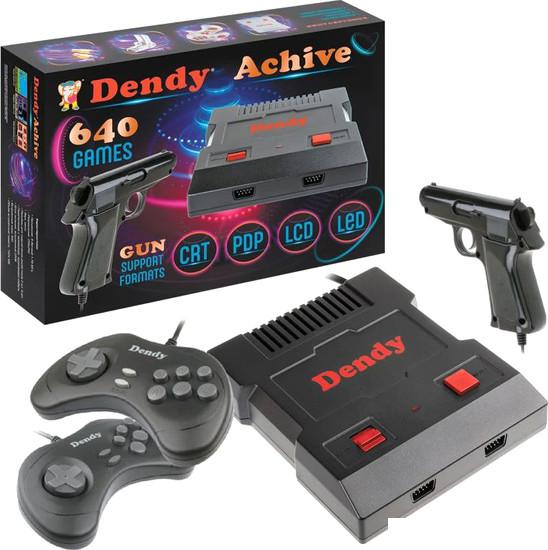Игровая приставка Dendy Achive (640 игр + световой пистолет) - фото
