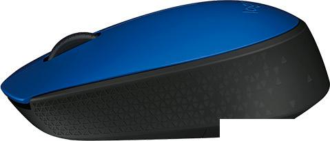 Мышь Logitech M171 Wireless Mouse синий/черный [910-004640] - фото