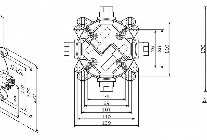 Скрытый механизм AM.PM MultiDock F100100 - фото