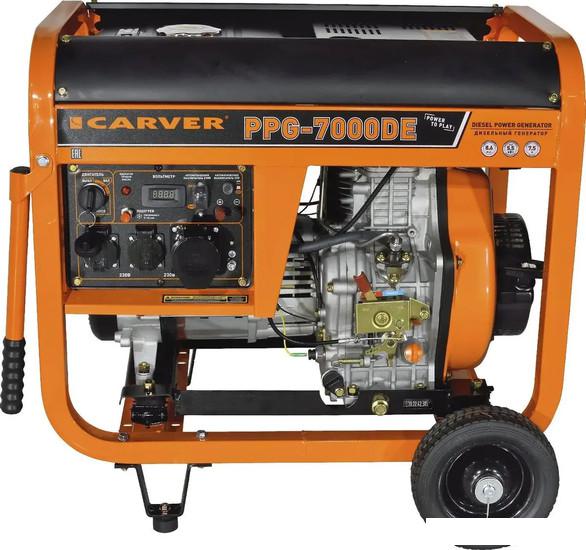 Дизельный генератор Carver PPG-7000DE - фото