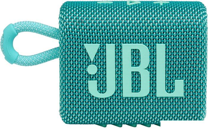 Беспроводная колонка JBL Go 3 (бирюзовый) - фото