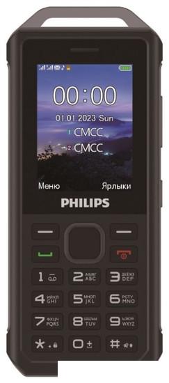 Кнопочный телефон Philips Xenium E2317 (темно-серый) - фото