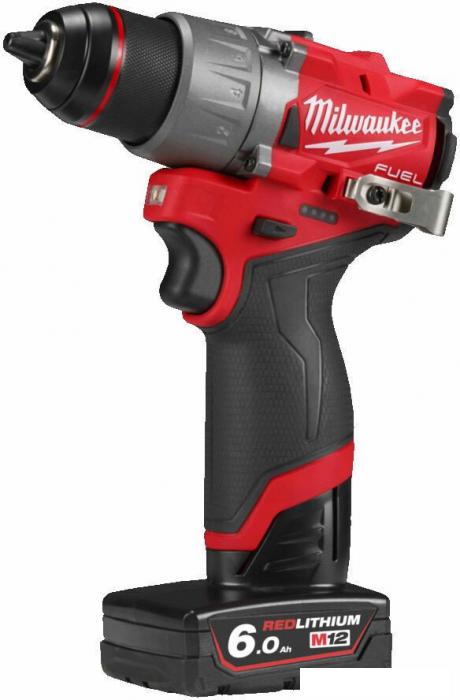 Дрель-шуруповерт Milwaukee M12 FUEL M12FDD2-602X 4933479875 (с 2-мя АКБ 6 Ач, кейс) - фото