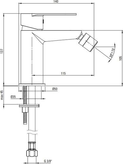 Смеситель Deante Alpinia BGA 030M - фото