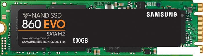 SSD Samsung 860 Evo 500GB MZ-N6E500 - фото