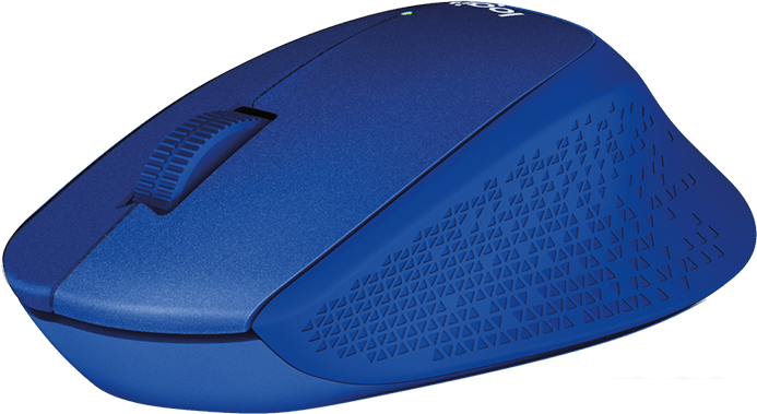 Мышь Logitech M330 Silent Plus (синий) [910-004910] - фото