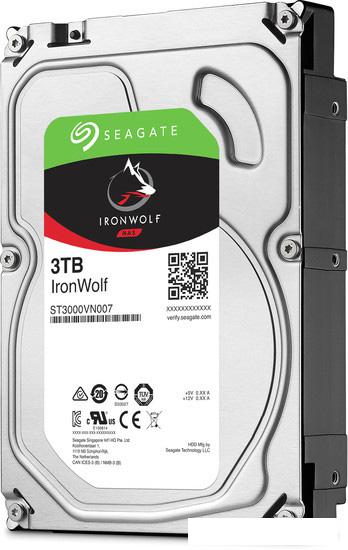 Жесткий диск Seagate IronWolf 3TB [ST3000VN007] - фото