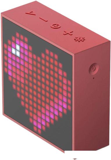 Беспроводная колонка Divoom Timebox-Evo (красный) - фото