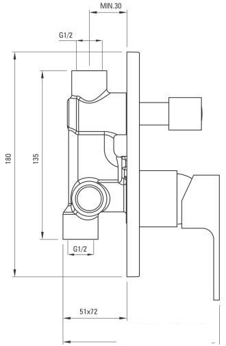 Смеситель Deante Azalia BDA 044P - фото