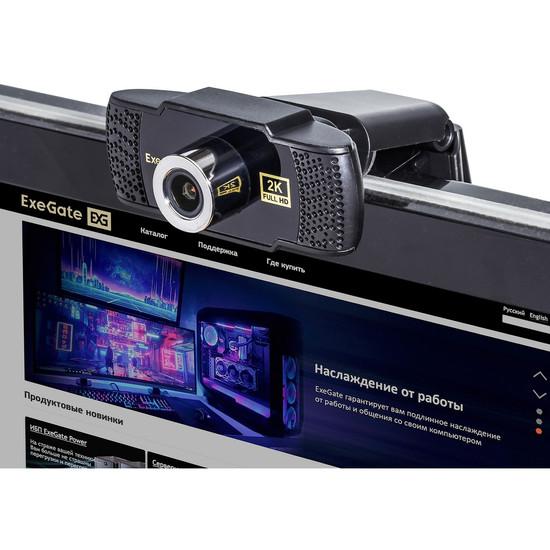 Веб-камера ExeGate BusinessPro C922 2K - фото