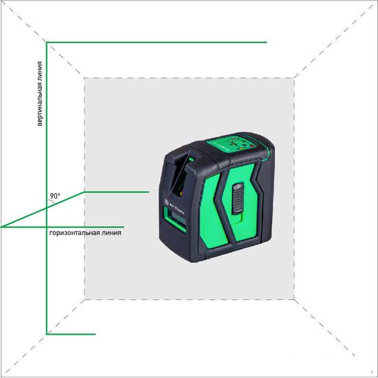 Лазерный нивелир Instrumax Element 2D Green [IM0119] - фото