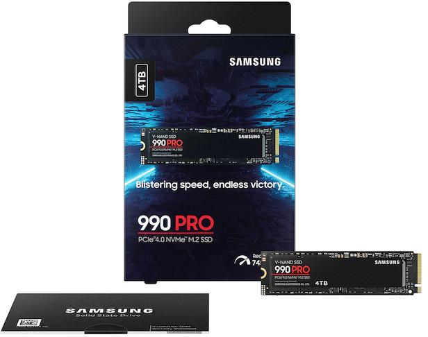 SSD Samsung 990 Pro 4TB MZ-V9P4T0BW - фото