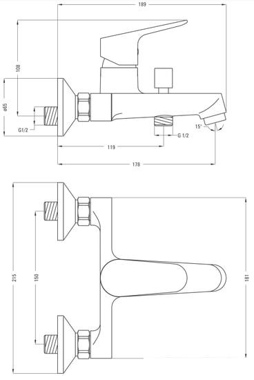 Смеситель Deante Chaber BGC 010M - фото