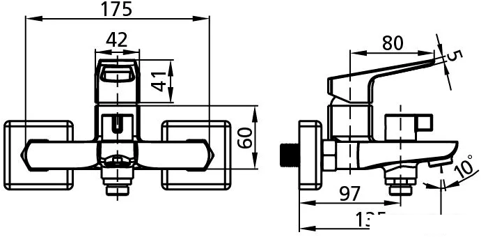 Смеситель Milardo Atlantic ATLSBC0M02 - фото