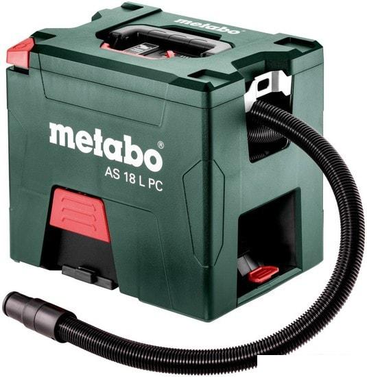 Пылесос Metabo AS 18 L PC (2 аккумулятора) - фото